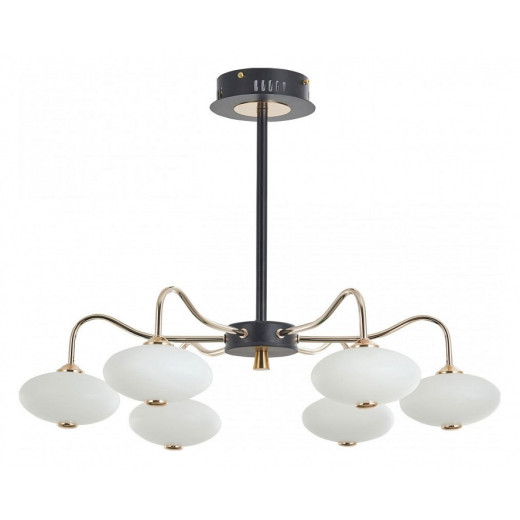 Люстра на штанге Arte Milano Neapolis-73908 273908/6 BK/GD