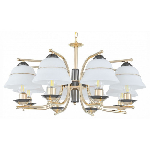 Подвесная люстра Arte Milano Florentia-1240 301240/8 Bk/Gd