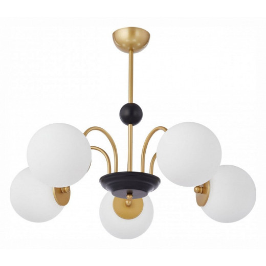 Люстра на штанге Arte Milano AM-Napoli 312066/D700/5 BS/BK