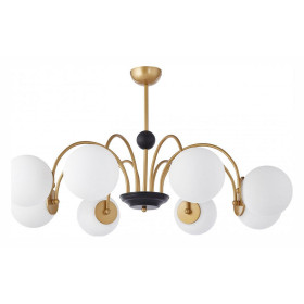 Люстра на штанге Arte Milano AM-Napoli 312066/D940/8 BS/BK