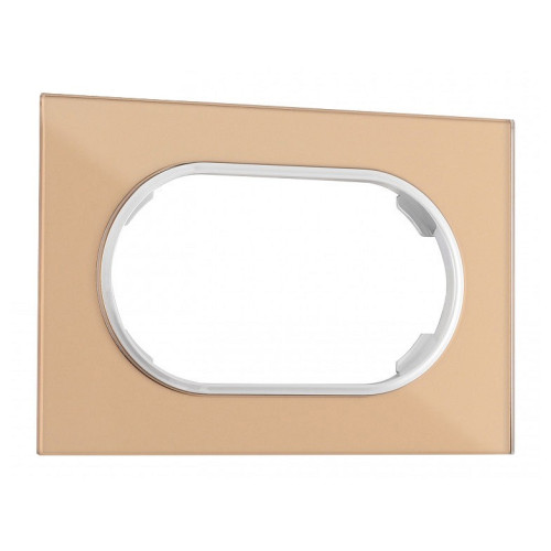 Рамка для двойной розетки Arte Milano am-502.01 502.01-double.shampan