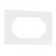 Рамка для двойной розетки Arte Milano am-502.04 502.04-double.white