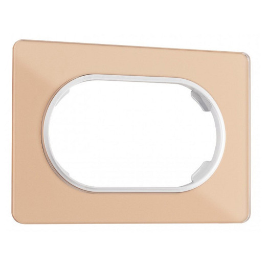 Рамка для двойной розетки Arte Milano am-502.13 502.13-double.shampan