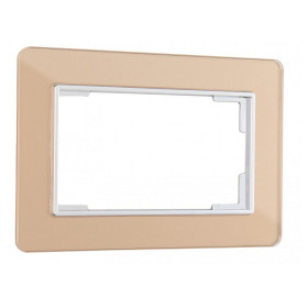 Рамка для двойной розетки Arte Milano am-503.14 503.14-double.shampan