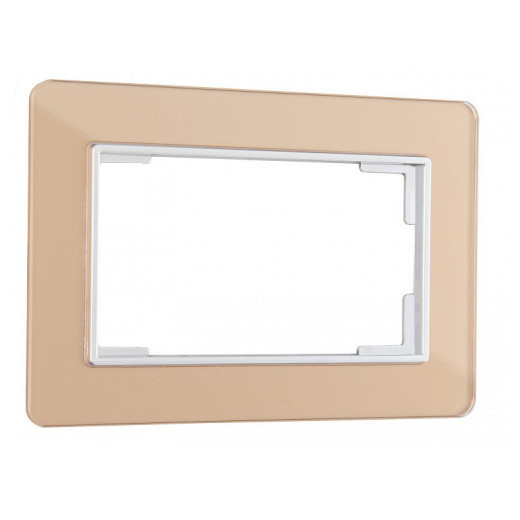 Рамка для двойной розетки Arte Milano am-503.14 503.14-double.shampan