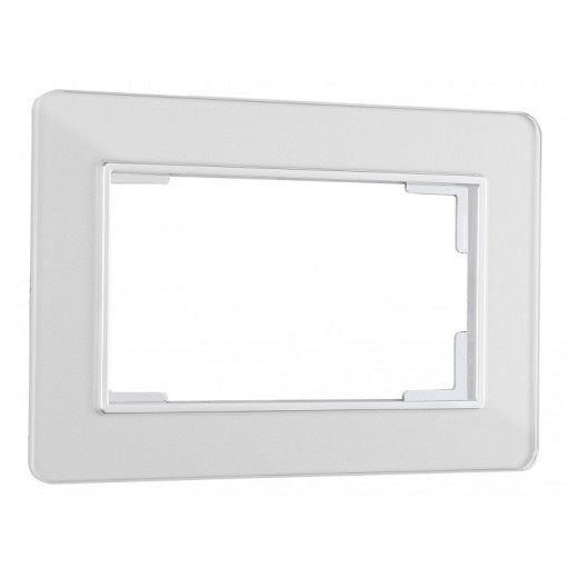 Рамка для двойной розетки Arte Milano am-503.14 503.14-double.silver