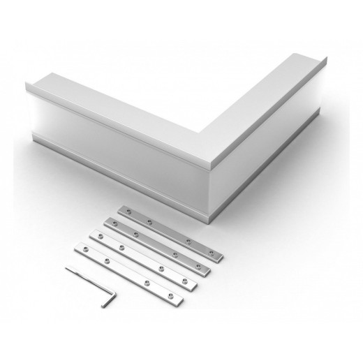 Соединитель угловой L-образный накладной Arlight S-LUX 030125