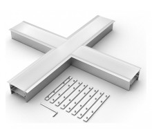 Соединитель угловой X-образный накладной Arlight S-LUX 030127