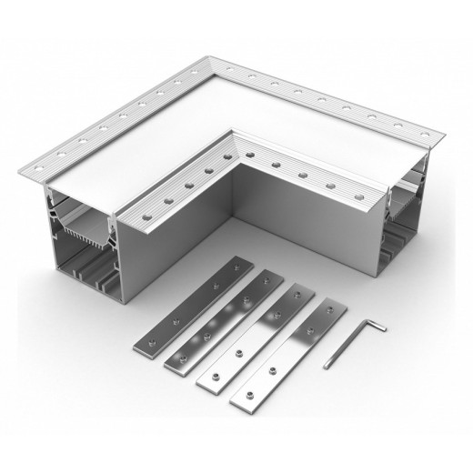 Соединитель угловой L-образный накладной Arlight S-LUX 030132