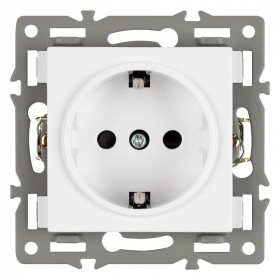 Розетка с заземлением и со шторкой, без рамки Arlight SCT 043730