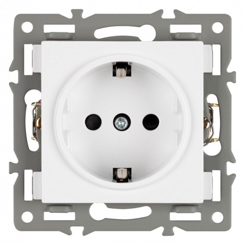 Розетка с заземлением и со шторкой, без рамки Arlight SCT 043730