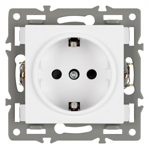 Розетка с заземлением и со шторкой, без рамки Arlight SCT 043730