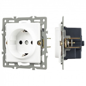 Розетка с заземлением, без рамки Arlight SCT 043739