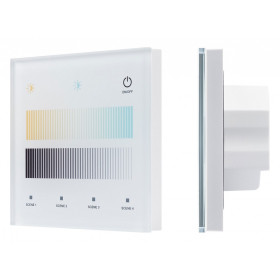 Панель универсальная клавишная встраиваемая Arlight INTELLIGENT 046551