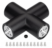 Соединитель угловой X-образный накладной Arlight ROUND 050544