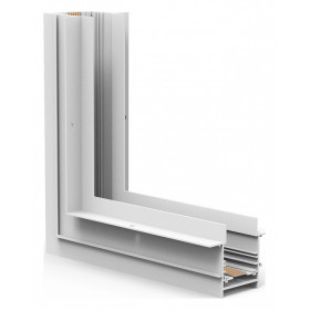 Соединитель угловой внутренний для треков встраиваемых Arlight MAG-CON-4560-FDW-L90-INT 052659