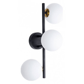 Бра Arte Lamp Gemini A2243PL-3BK