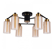 Потолочная люстра Arte Lamp Leo A7027PL-6BK