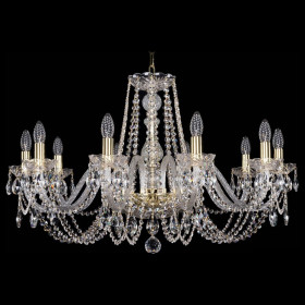 Подвесная люстра Bohemia Ivele Crystal 1402 1402/10/300/G