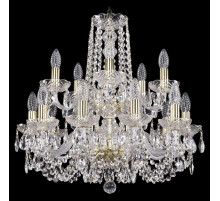 Подвесная люстра Bohemia Ivele Crystal 1402 1402/10+5/195/2d/G