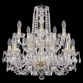 Подвесная люстра Bohemia Ivele Crystal 1402 1402/10+5/195/2d/G