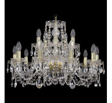 Подвесная люстра Bohemia Ivele Crystal 1402 1402/10+5/240/G