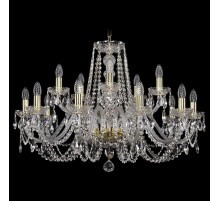 Подвесная люстра Bohemia Ivele Crystal 1402 1402/10+5/300/G