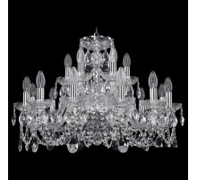 Подвесная люстра Bohemia Ivele Crystal 1402 1402/12+6/240/Ni