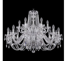 Подвесная люстра Bohemia Ivele Crystal 1402 1402/12+6/300/2d/Ni