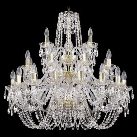 Подвесная люстра Bohemia Ivele Crystal 1402 1402/16+8+4/300/3d/G