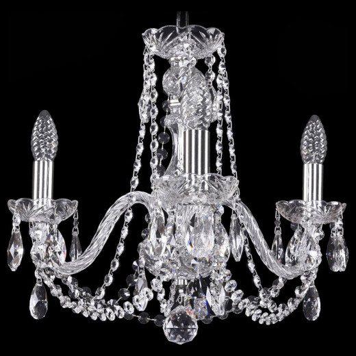 Подвесная люстра Bohemia Ivele Crystal 1402 1402/3/160/Ni