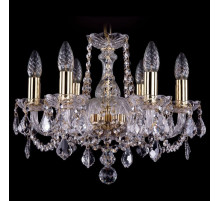 Подвесная люстра Bohemia Ivele Crystal 1402 1402/6/141/G/Leafs