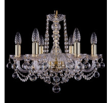 Подвесная люстра Bohemia Ivele Crystal 1402 1402/6/160/G/Balls