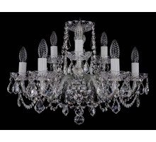 Подвесная люстра Bohemia Ivele Crystal 1402 1402/6_3/195/Ni/Leafs