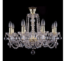 Подвесная люстра Bohemia Ivele Crystal 1402 1402/8/195/G/Balls/Tube
