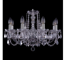 Подвесная люстра Bohemia Ivele Crystal 1402 1402/8/195/Ni/Leafs