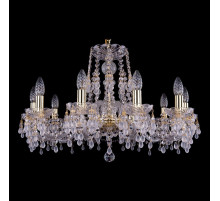 Подвесная люстра Bohemia Ivele Crystal 1410 1410/10/240/G/V0300
