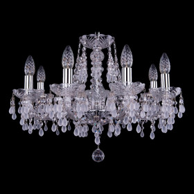 Подвесная люстра Bohemia Ivele Crystal 1410 1410/8/195/Ni/V0300