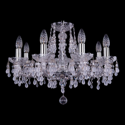 Подвесная люстра Bohemia Ivele Crystal 1410 1410/8/195/Ni/V0300