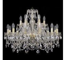 Подвесная люстра Bohemia Ivele Crystal 1411 1411/12+6/240/G