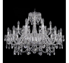 Подвесная люстра Bohemia Ivele Crystal 1411 1411/12+6/300/Ni