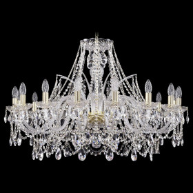 Подвесная люстра Bohemia Ivele Crystal 1411 1411/16/360/G