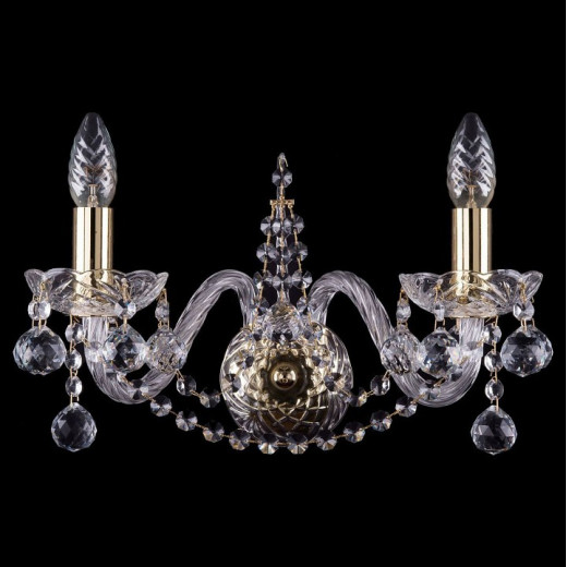 Бра Bohemia Ivele Crystal 1411 1411B/2/160/G/Balls