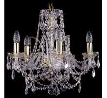 Подвесная люстра Bohemia Ivele Crystal 1411 1411/5/160/G/Leafs
