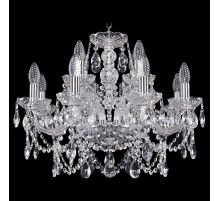 Подвесная люстра Bohemia Ivele Crystal 1411 1411/8+4/195/Ni
