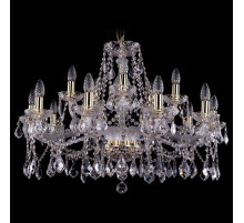 Подвесная люстра Bohemia Ivele Crystal 1413 1413/10+5/300/G/Leafs