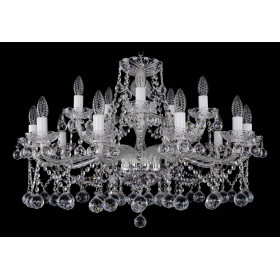 Подвесная люстра Bohemia Ivele Crystal 1413 1413/10_5/300/Ni/Balls