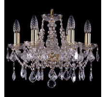 Подвесная люстра Bohemia Ivele Crystal 1413 1413/6/141/G/Leafs