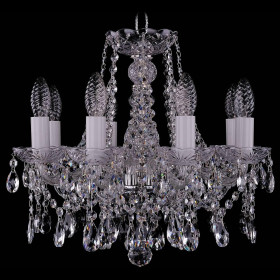 Подвесная люстра Bohemia Ivele Crystal 1413 1413/8/141/Ni