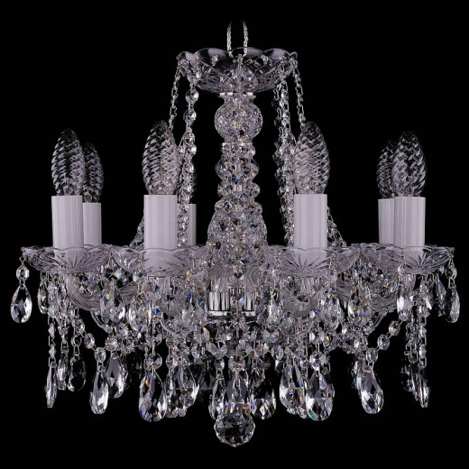 Подвесная люстра Bohemia Ivele Crystal 1413 1413/8/141/Ni